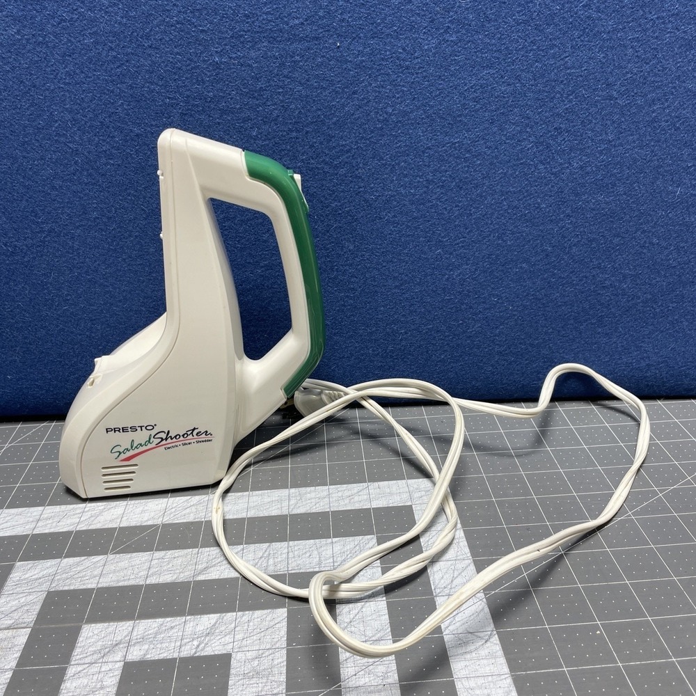 Presto Salad Shooter Part White Motor Base & Power Cord 0291004 TESTED WORKS